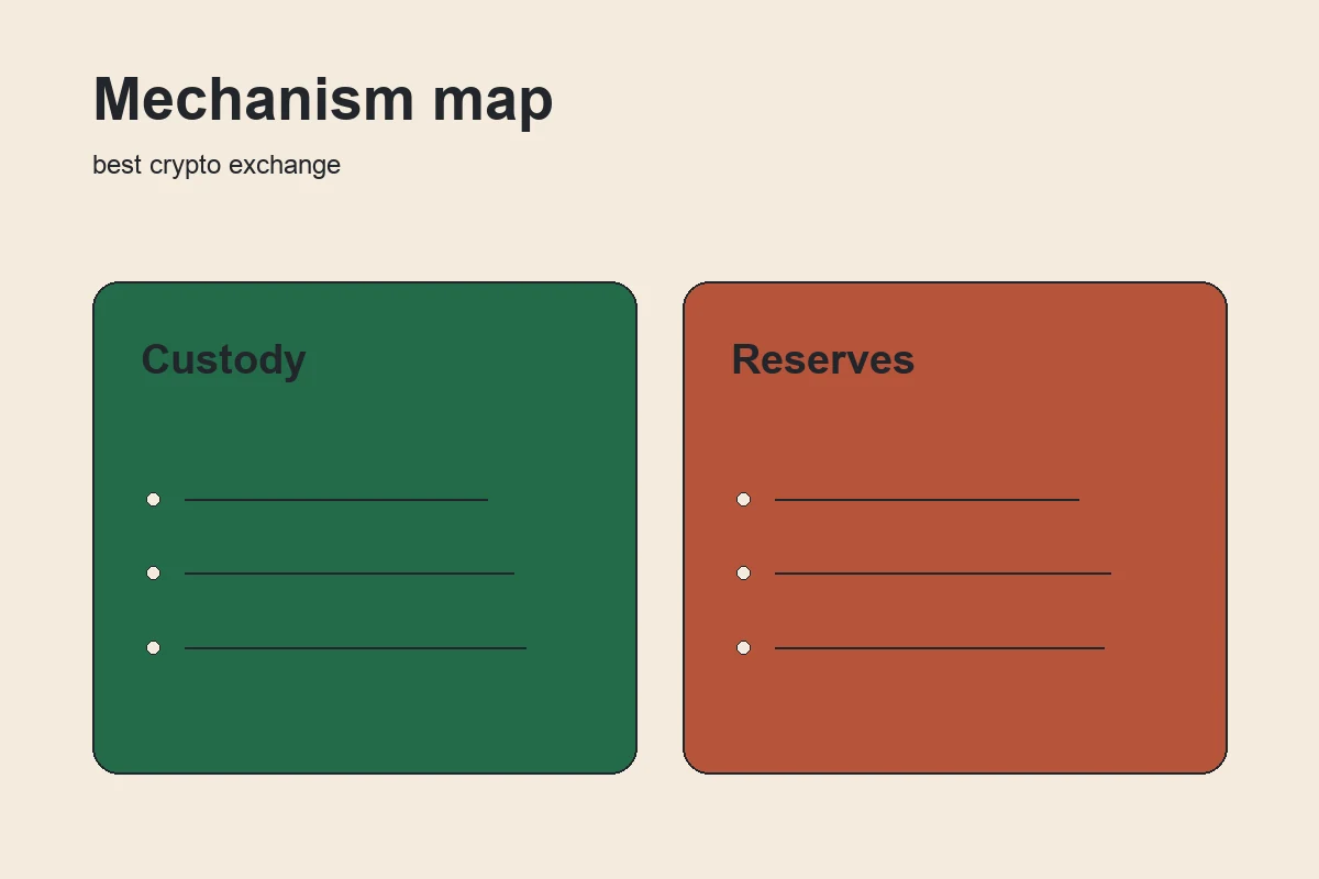 Maya Trade Desk mechanism visual for best crypto exchange
